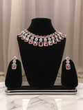 Silver Plated AD Necklace Sets