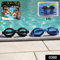 Swimming Goggles Set For Adults & Kids - Anti-Fog & Water-Resistant (2 Pieces)
