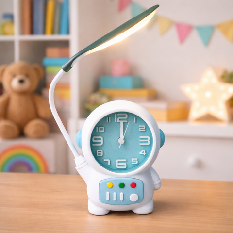 Astronaut Desk Lamp & Alarm Clock