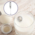 Electric Handheld Milk Wand Mixer Frother Latte Coffee Hot (Battery Not Included)