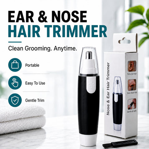 Professional Battery-Operated Ear & Nose Hair
