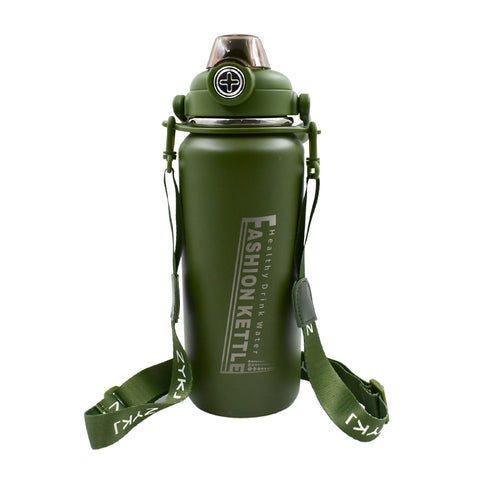 Stainless Steel Insulated Water Bottle With Straw 1500ML