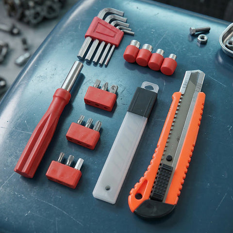 Professional Screwdriver Tool Set with Precision Bits, Utility Knife, and Multi-Function Tools