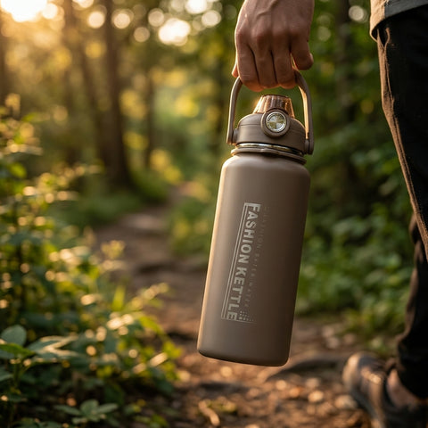 Stainless Steel Insulated Water Bottle With Straw 1500ML
