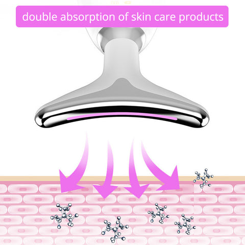 Massager Electric Wrinkle Remover LED Photon Face Beauty Device For Woman