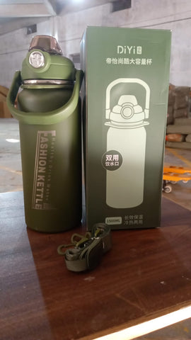 Stainless Steel Insulated Water Bottle With Straw 1500ML