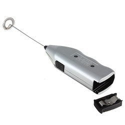 Electric Handheld Milk Wand Mixer Frother Latte Coffee Hot (Battery Not Included)