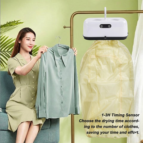 Portable Electric Clothes Dryer With

Hot Air Circulation - Compact & Foldable
